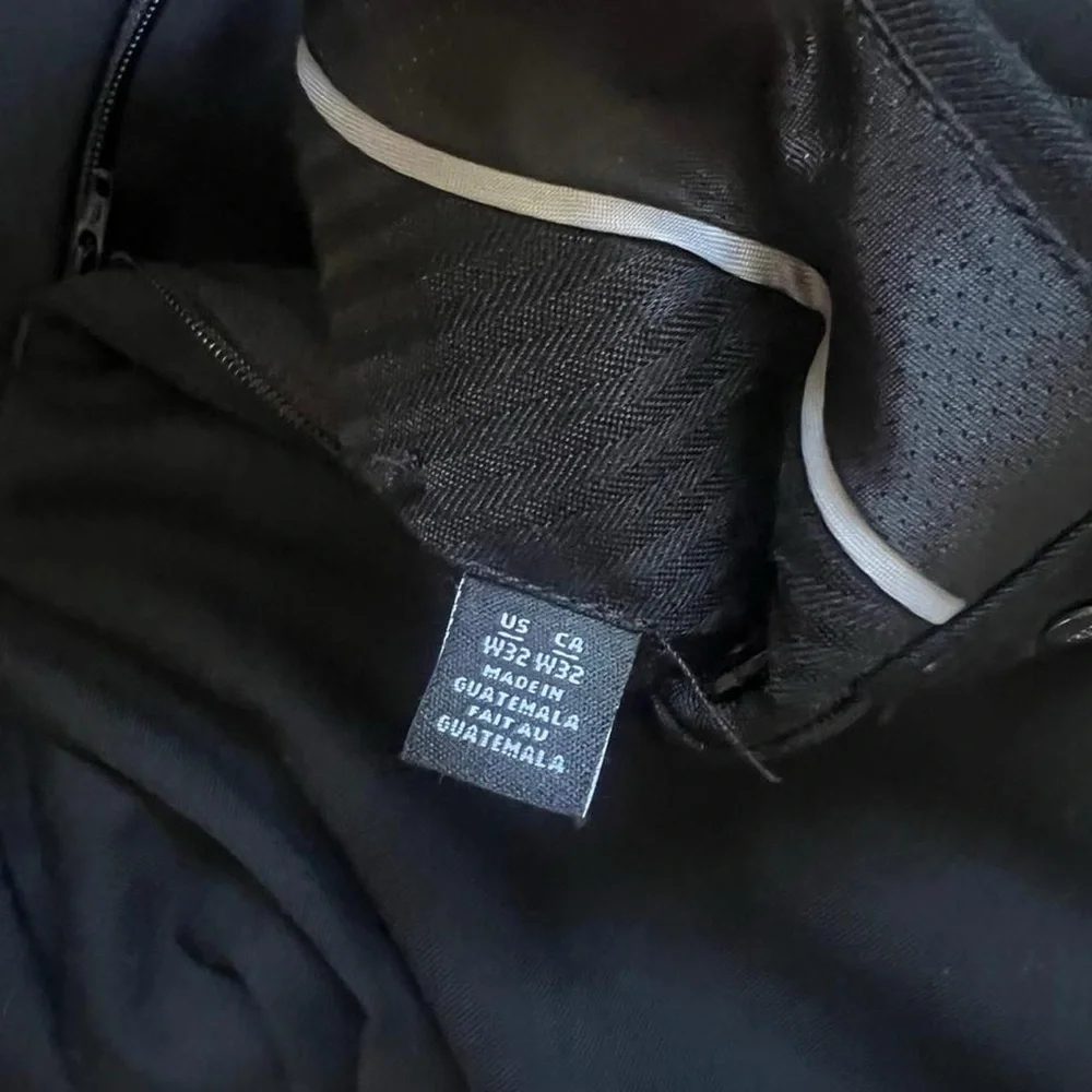 Men's Classic Black Dress Pants - Tailored Straight Fit